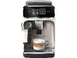 Philips EP2333/40 Serie 2300 LatteGo 4 Kaffeespezialitäten Kaffeevollautomat (Weiß/Chrom, Keramikmahlwerk, 15 bar, integrierter Milchbehälter)