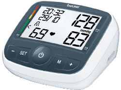 Beurer 658.17 BM 40 Blutdruckmessgerät (Batteriebetrieb, Messung am Oberarm, Manschettenumfang: 22 - 35 cm)