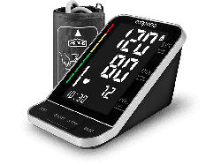 Emporia BPM-V10-B Blutdruckmessgerät (Akkubetrieb, Messung am Oberarm, Manschettenumfang: 22-40cm)