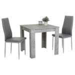 POCO Einrichtungsmarkt Weiden Tischgruppe duo grau Beton Optik B/H/T: ca. 80x75x80 cm