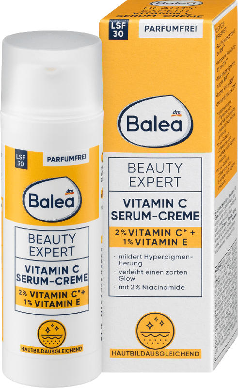Balea Gesichtsserum Beauty Expert Vitamin C Serum-Creme
