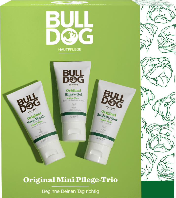 Bulldog Geschenkset Original Mini Pflege-Trio 3tlg