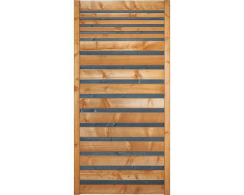 Zaun Sichtschutz Twist 90 x 180 cm holz anthrazit