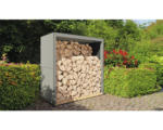 Kaminholzunterstand Bertilo 151 x 75 x 154 cm anthrazit grau