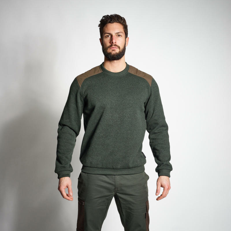Пуловер 500, зелен
