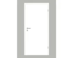 Innentüre Pertura Yori Softkante weiß 90x203 cm rechts