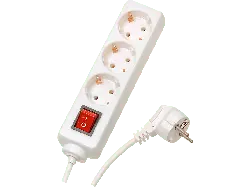 Vivanco 28256 3-fach Steckdosenleiste mit Schalter, 1,4m