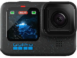GoPro HERO12 Black Action Cam, 5.3K60, 27 MP Foto, Hypersmooth 6.0, 2x längere Akkulaufzeit