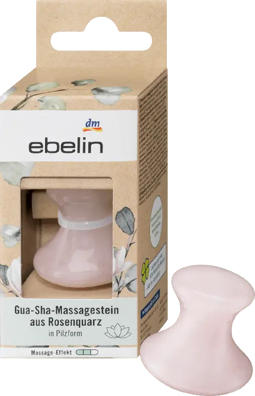 ebelin Gua-Sha-Massagestein Rosenquarz