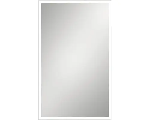 LED-Lichtspiegel Cordia CLASSIC LINE eckig 65x60 cm mit Alurahmen weiß