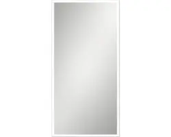 LED-Lichtspiegel Cordia CLASSIC LINE eckig 120x65 cm mit Alurahmen silber