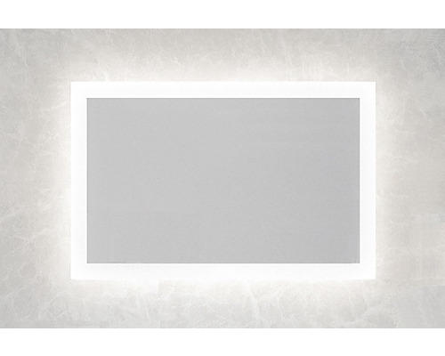 LED-Lichtspiegel Cordia SHINE LINE eckig 100x65 cm