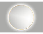 Hornbach LED-Lichtspiegel Cordia ROUND LINE rund 60x60 cm mit Alurahmen gold