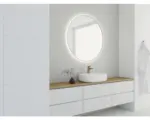 Hornbach LED-Lichtspiegel Cordia ROUND LINE BACKLIGHT rund 80x80 cm mit Alurahmen weiß