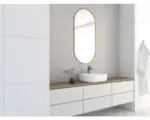 Hornbach Rahmenspiegel Cordia OVAL LINE oval 100x50 cm mit Alurahmen