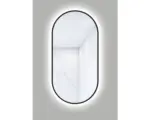 Hornbach LED-Lichtspiegel Cordia OVAL LINE BACKLIGHT oval 100x50 cm mit Alurahmen schwarz