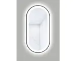 Hornbach LED-Lichtspiegel Cordia OVAL LINE PREMIUM oval 100x50 cm mit Alurahmen schwarz