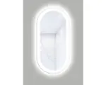 Hornbach LED-Lichtspiegel Cordia OVAL LINE PREMIUM oval 100x50 cm mit Alurahmen weiß