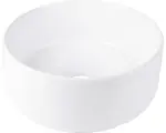 Hornbach Aufsatzwaschbecken Differnz Marba rund 25x25 cm weiß glänzend Glasiert