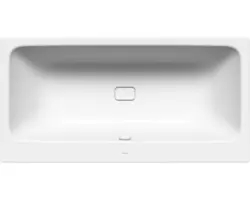 Rechteckbadewanne Kaldewei Asymmetric Duo Perl-Effekt Antislip 170x80 cm alpinweiß glänzend mit vollflächiger Antirutschbeschichtung und schmutzabweisender Beschichtung