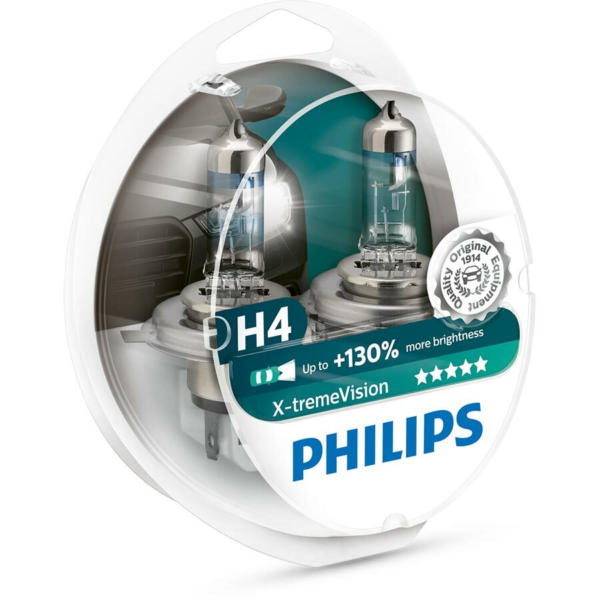 Philips X-tremeVision +130% H4 Glühlampe