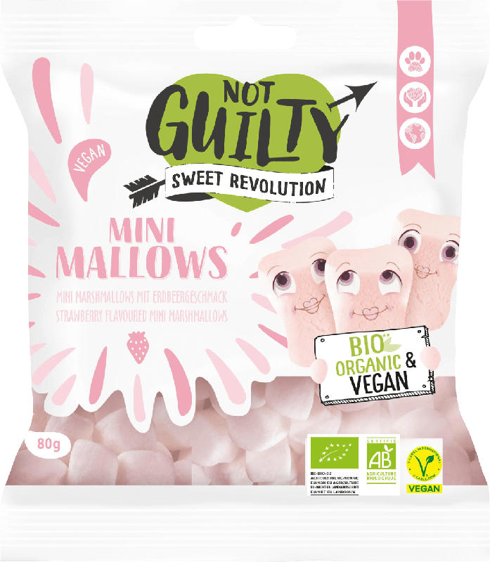 Not Guilty Marshmallows, Mini Mallows mit Erdbeergeschmack
