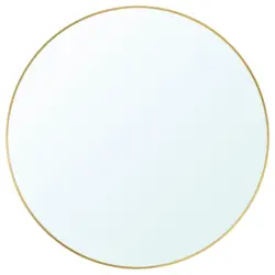 IKEA LINDBYN Spiegel - goldfarben