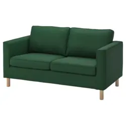 IKEA P&Auml;RUP Bezug 2er-Sofa - Vissle dunkelgr&uuml;n
