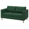 IKEA P&Auml;RUP Bezug 2er-Sofa - Vissle dunkelgr&uuml;n