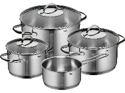 Silit Achat Topfset (4 tlg., für alle Herdarten, Silber, Rostfreier Edelstahl 18/10)