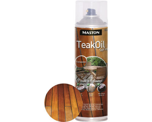 Sprühlack Maston Teak Öl klar farblos 500 ml