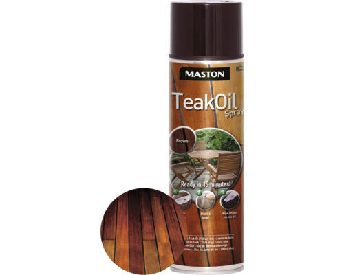 Sprühlack Teak Öl Maston braun 500 ml