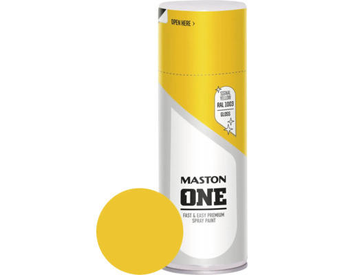 Sprühlack Maston ONE! glänzend RAL 1003 signalgelb 400 ml