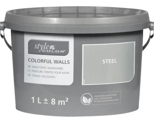 StyleColor COLORFUL WALLS Wand- und Deckenfarbe steel 1 L