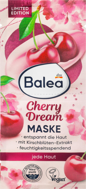Balea Gesichtsmaske Cherry Dream (2x8 ml)