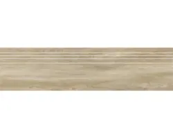Feinsteinzeug Treppenstufe San Remo 29,5x120,0 cm beige matt rektifiziert