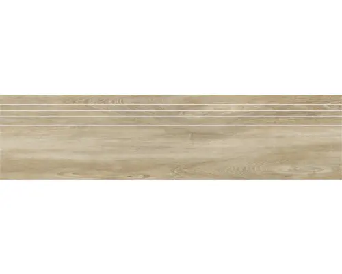Feinsteinzeug Treppenstufe San Remo 29,5x120,0 cm beige matt rektifiziert