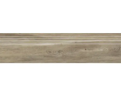 Feinsteinzeug Treppenstufe San Remo 29,5x120,0 cm braun matt rektifiziert