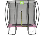 Hornbach EXIT Silhouette Trampolin mit Sicherheitsnetz 254 x 153 cm rosa