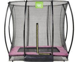 EXIT Silhouette Bodentrampolin 214 x 153 cm rosa