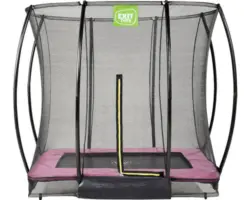 EXIT Silhouette Bodentrampolin 214 x 153 cm rosa