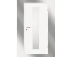 Innentüre Pertura Yori Weiß inkl. Lichtausschnitt (ohne Glas) 85x203 cm rechts