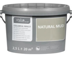 StyleColor COLORFUL WALLS Wand- und Deckenfarbe natural mud 2,5 L