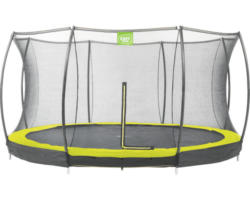 Trampolin EXIT Silhouet. Grou 427+Netz lime