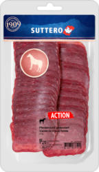 Carne di cavallo affumicata Suttero, a fette, Spagna, 100 g