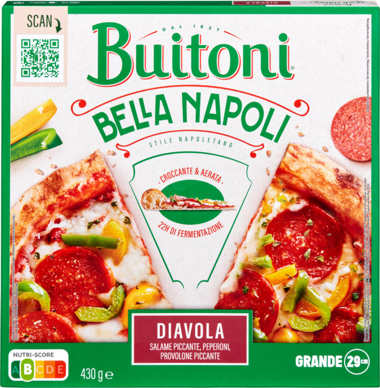 Pizza Bella Napoli Diavola Buitoni , 430 g