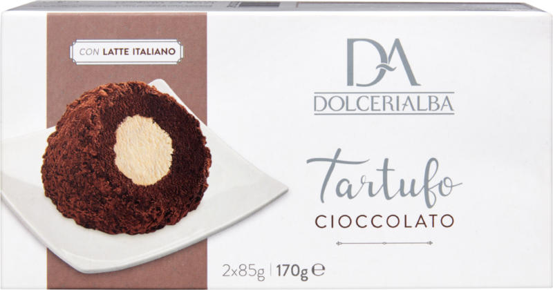 Tartufo Cioccolato Dolceria Alba, 170 g