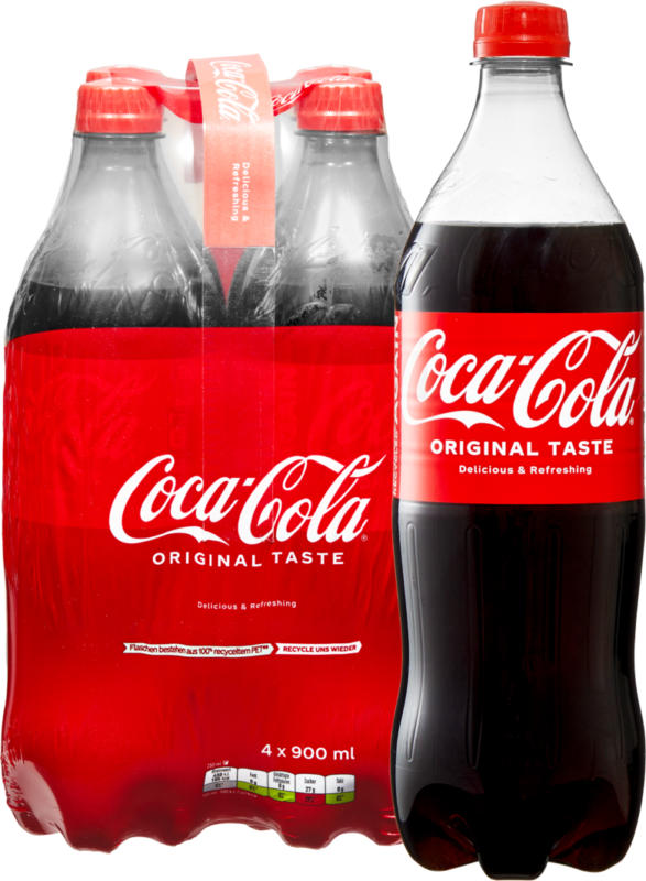 Coca-Cola Classic, 4 x 90 cl