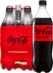Coca-Cola Zero, 4 x 90 cl