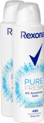 Déodorant spray Pure Fresh Rexona, 2 x 150 ml